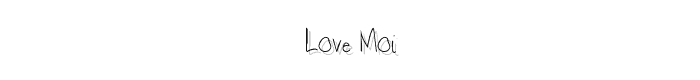 Love Moi font